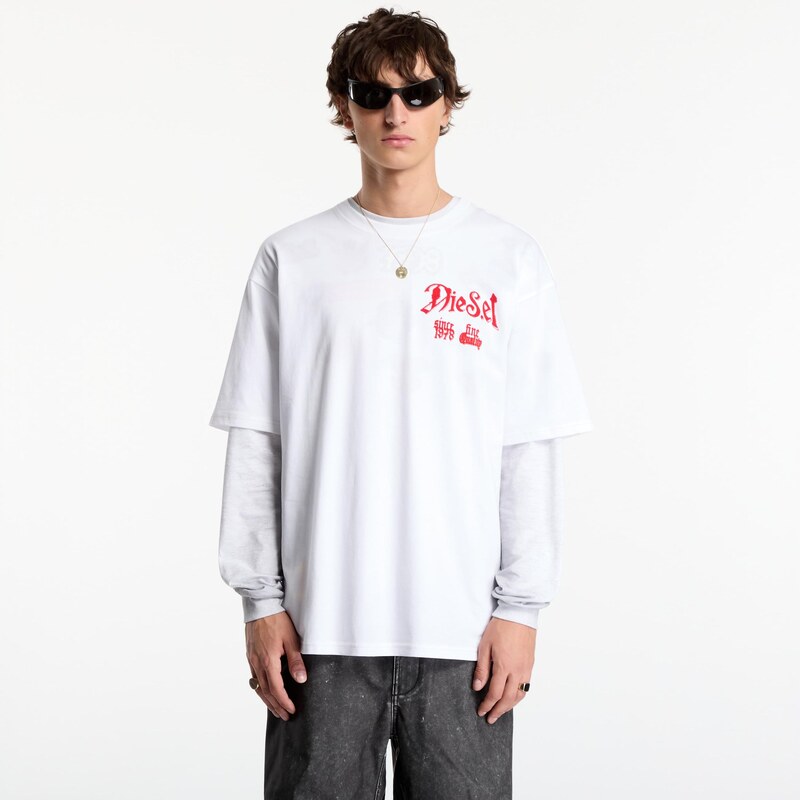 Tričko Diesel T-Boxt-Aa2 T-Shirt White XL