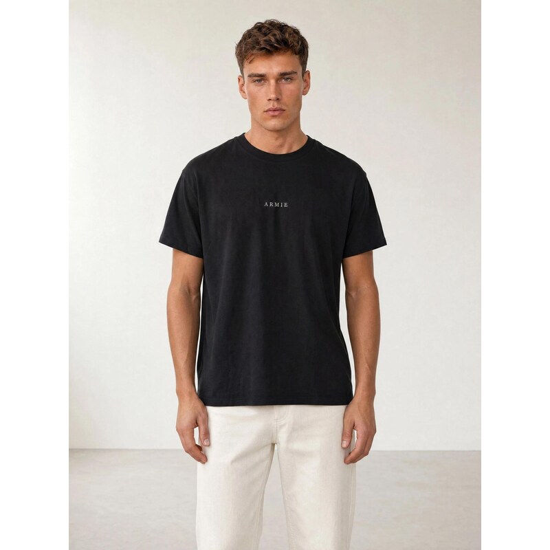 ARMIE Tričko The Alex Logo T-shirt - Black černá