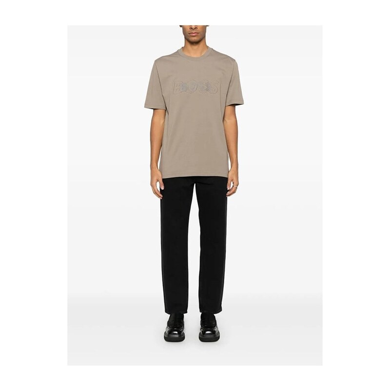 Tričko Hugo Boss Fashion Khaki 1780168