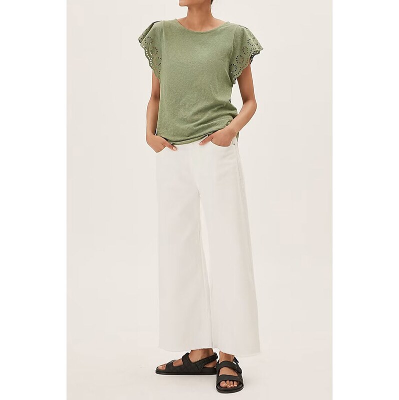 Tričko Marks & Spencer Khaki 5930334