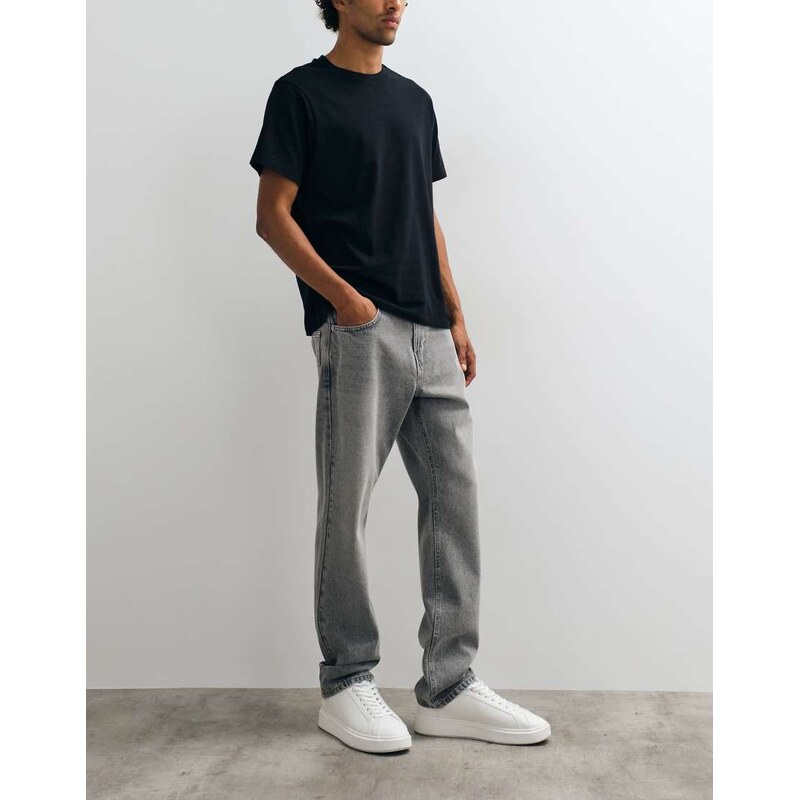 New Look straight fit jeans in grey