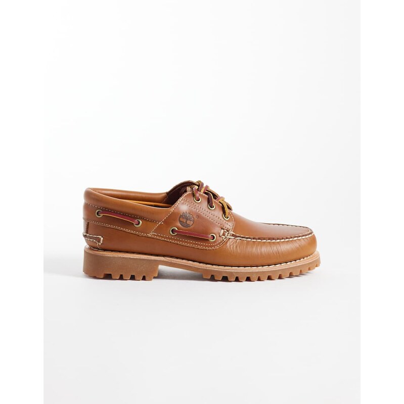 Timberland 3 eye boat shoe in light brown