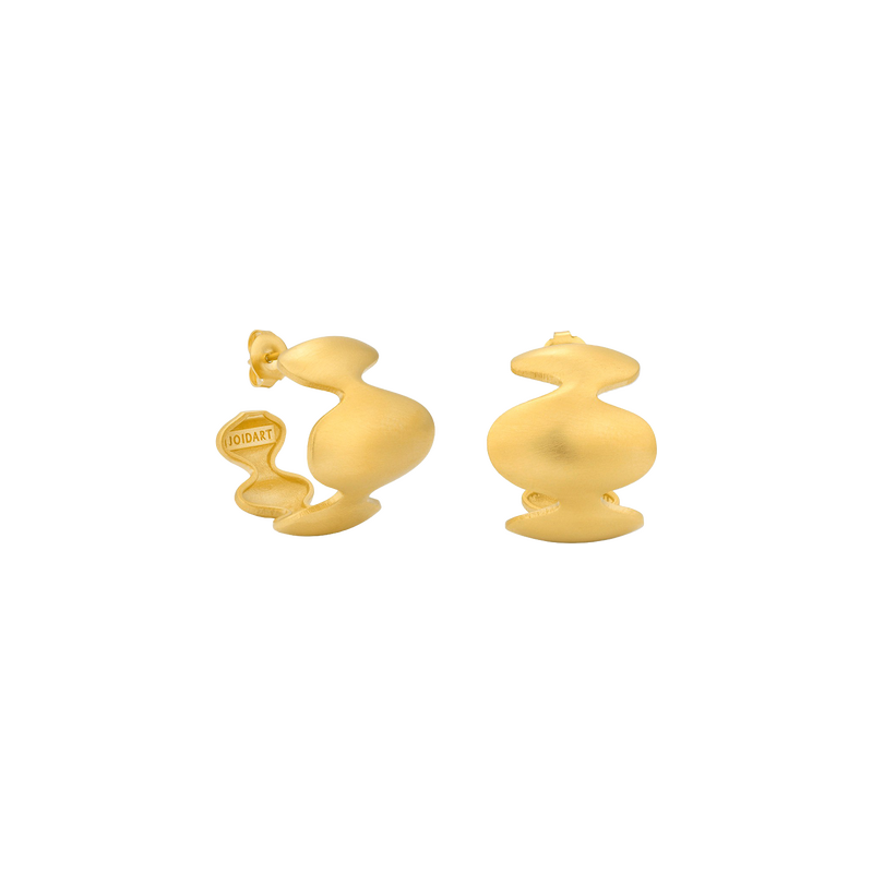 Joidart Náušnice Sinuara Hoops (B/GP)
