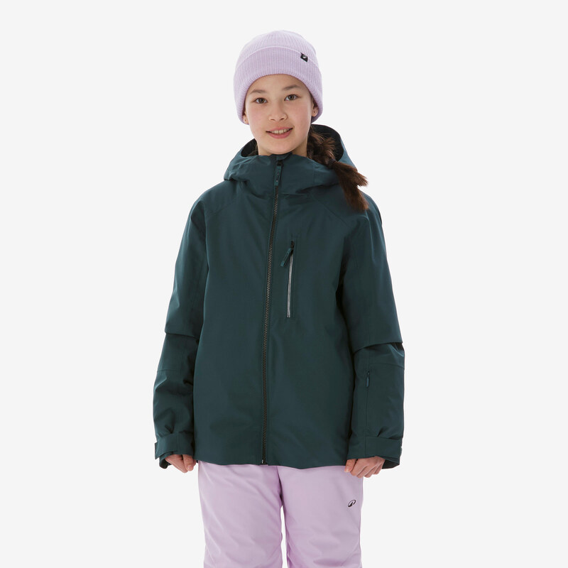 QUECHUA Dětská nepromokavá a hřejivá lyžařská bunda 6–14 let 500
