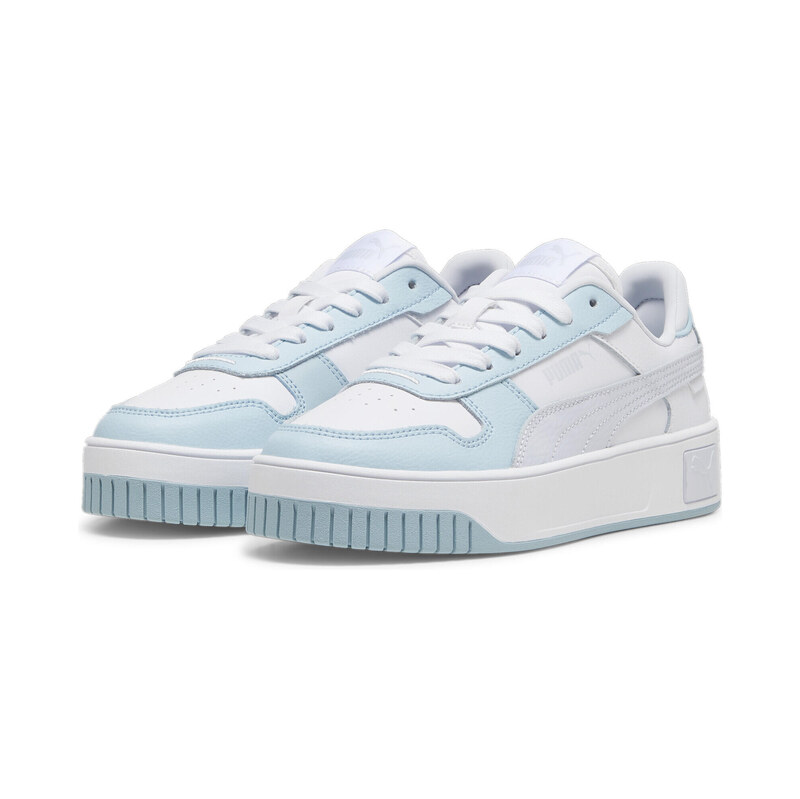 PUMA Dívčí tenisky Carina Street PUMA White Silver Mist Gray