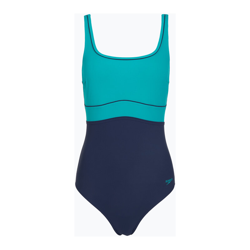 Dámské jednodílné plavky Speedo Shaping Contour Eclipse peacock