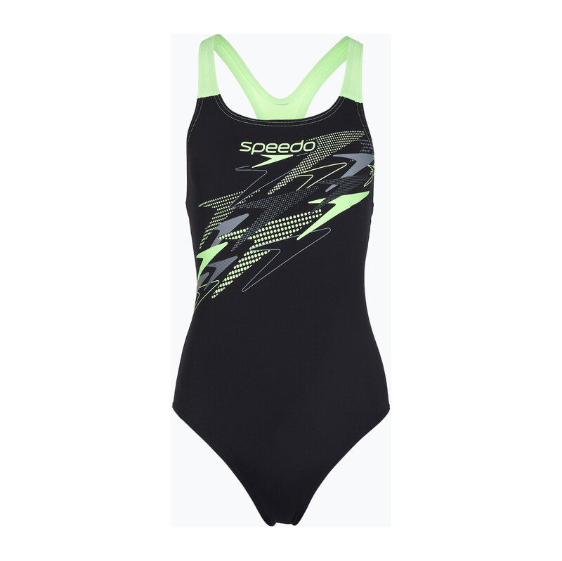 Dámské jednodílné plavky Speedo Medley Logo Medalist anthracite
