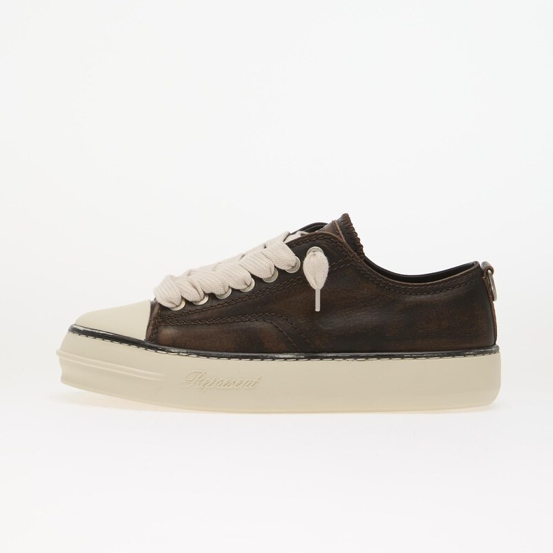 Tenisky Represent Rep-Cap - Distressed Leather Dark Brown EUR 42