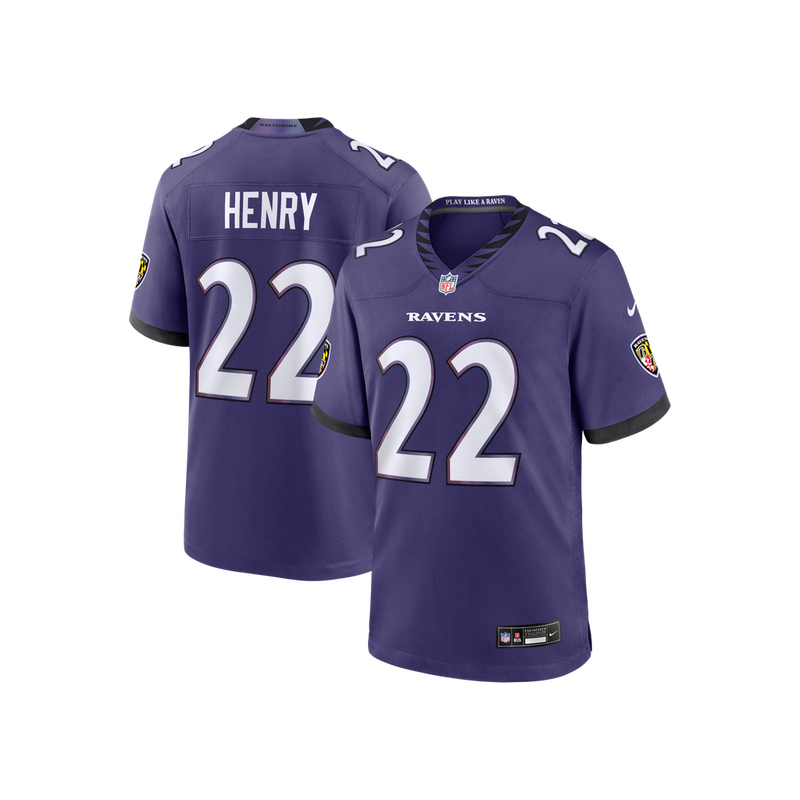 Nike Dres Derrick Henry #22 Baltimore Ravens NFL Game Purple