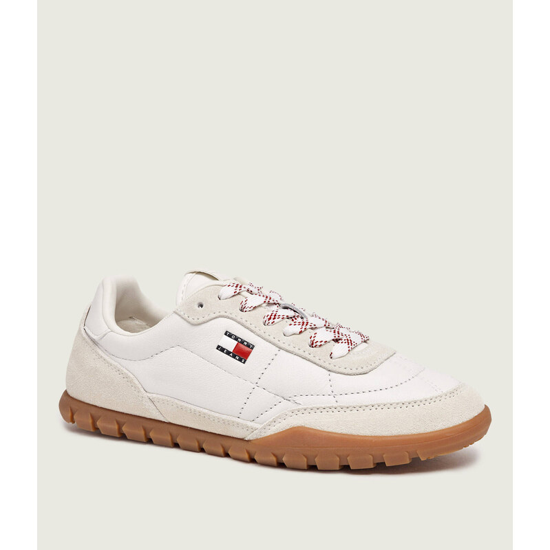 Tommy Jeans Kožené tenisky | semiš