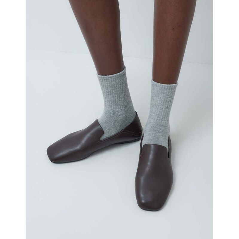 Public Desire Retta loafer in brown