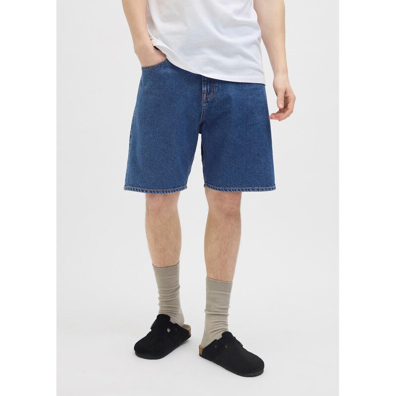 bonprix Džínové šortky Mid Waist JJ REBEL modrá Muž