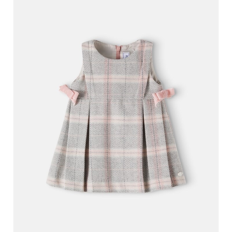 Tartine et Chocolat Baby bow-detail checked dress