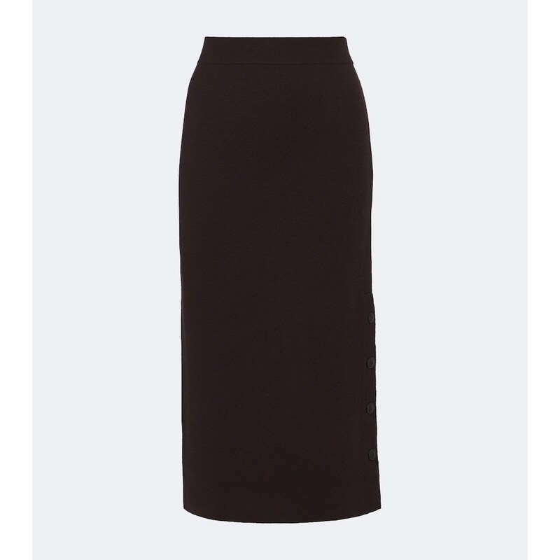 Max Mara Wool and cashmere midi skirt