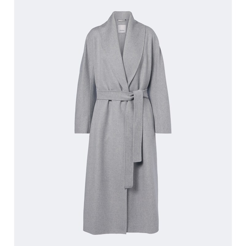 S Max Mara Virgin wool wrap coat