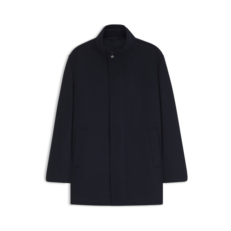 BOSS Italian fabric formal coat with a stand collar