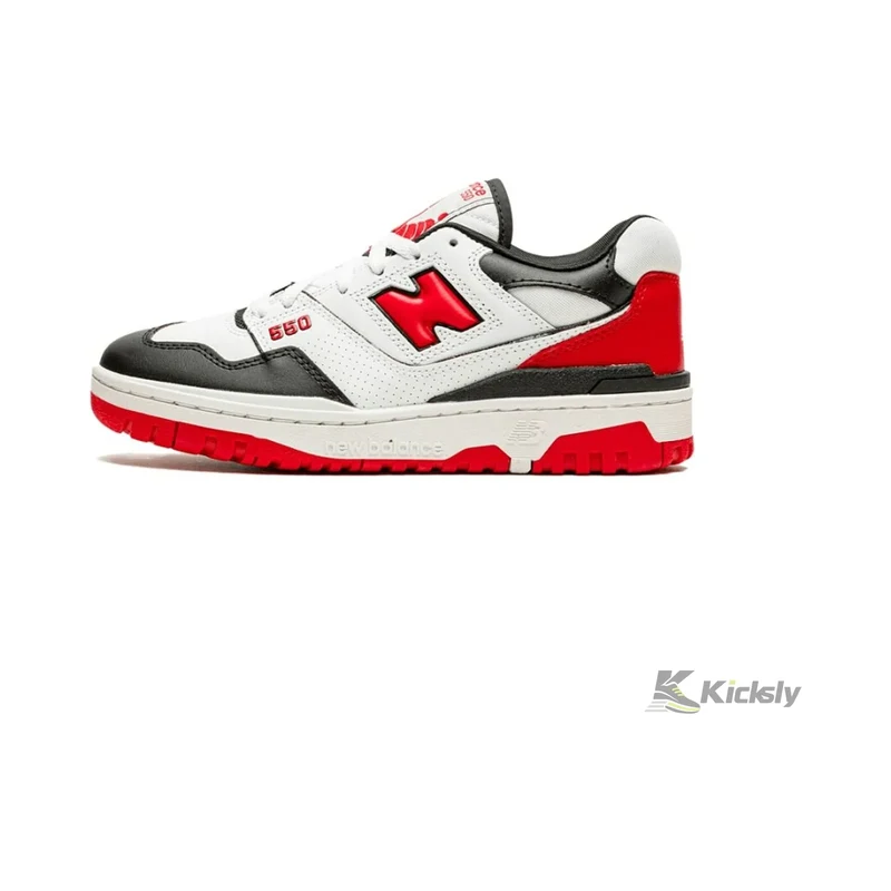 New Balance 550 White Red Black
