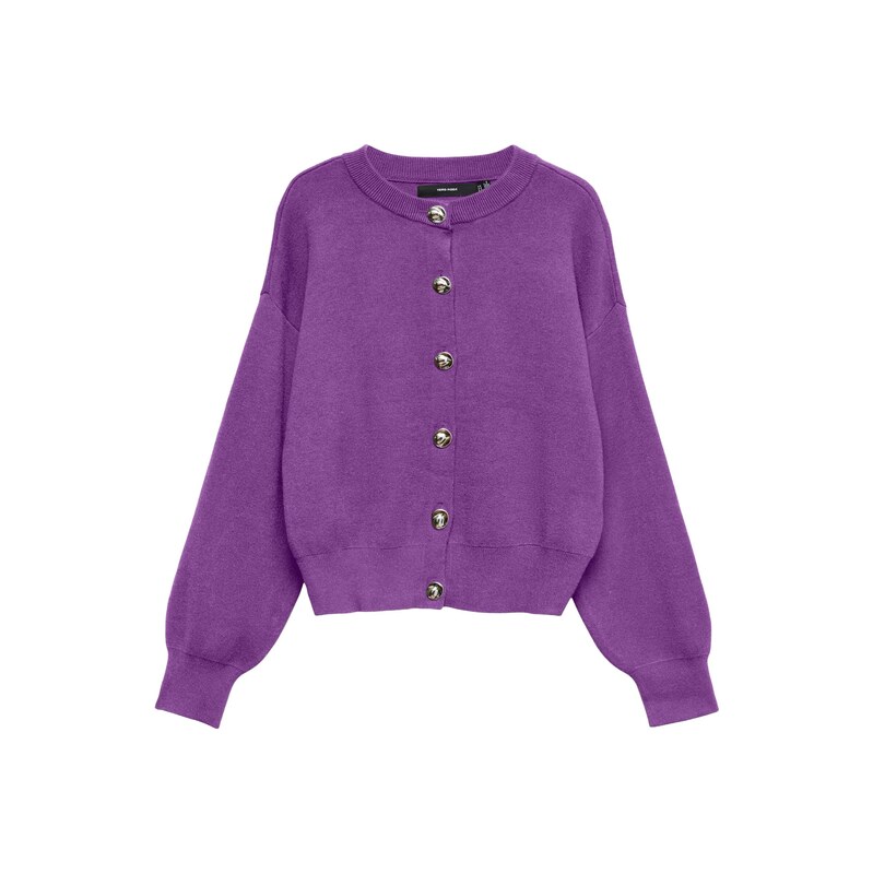 VERO MODA Kardigan VMNOELLA tmavě fialová