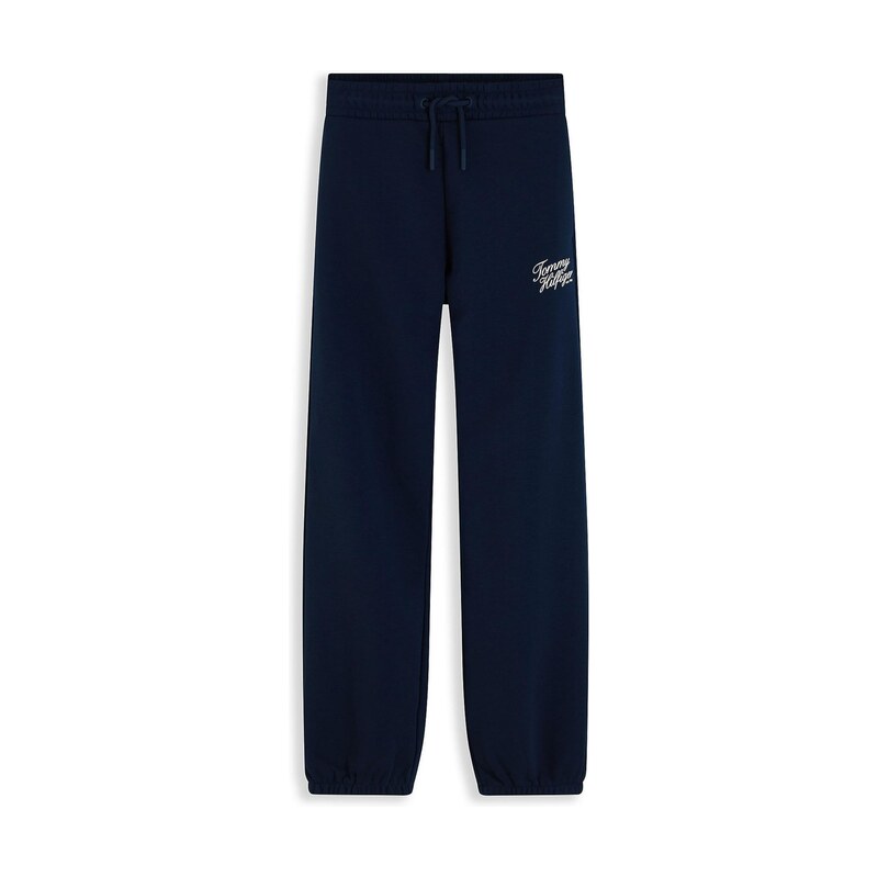 TOMMY HILFIGER Kalhoty tmavě modrá / bílá
