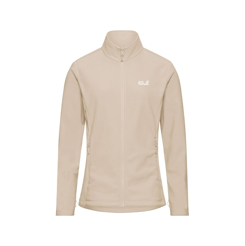 JACK WOLFSKIN Funkční fleecová mikina TAUNUS 200 světle béžová