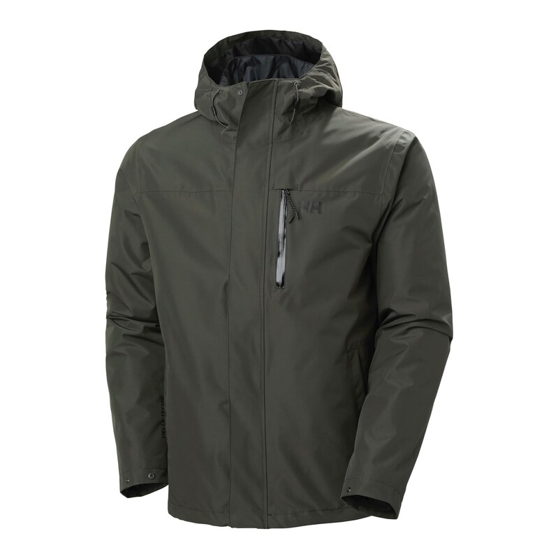 HELLY HANSEN Outdoorová bunda tmavě zelená