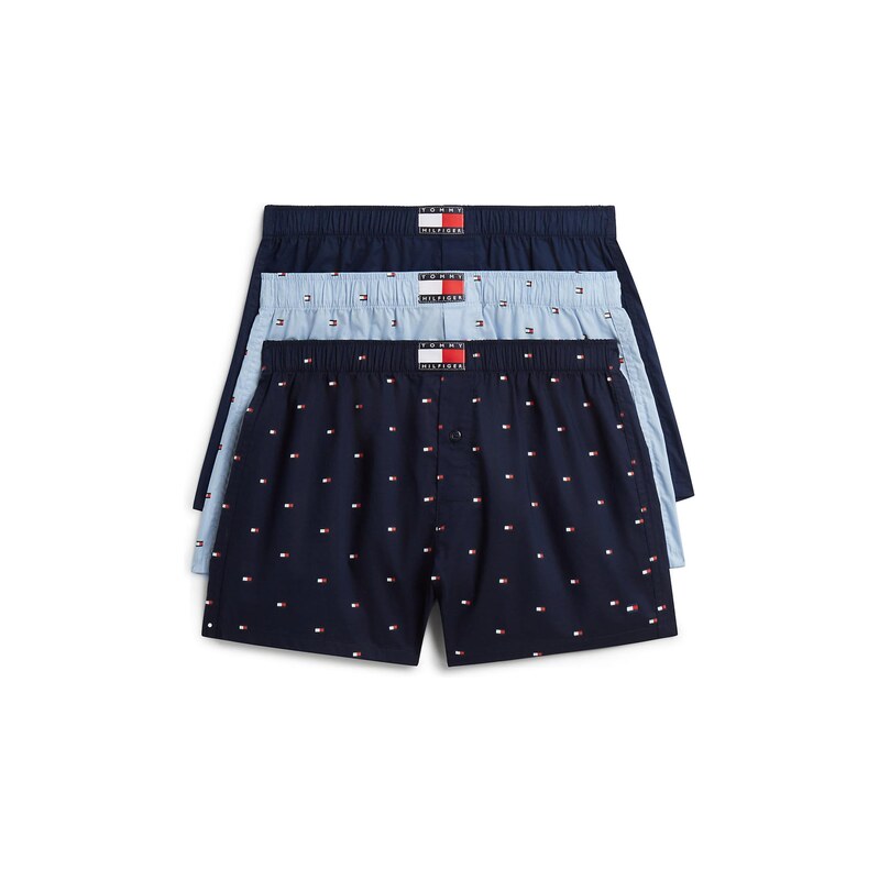 TOMMY HILFIGER Boxerky Heritage námořnická modř / světlemodrá /