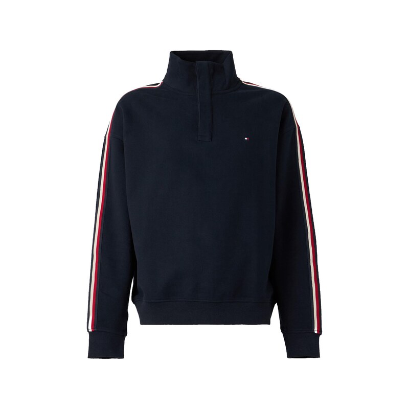 TOMMY HILFIGER Mikina námořnická modř / červená / bílá
