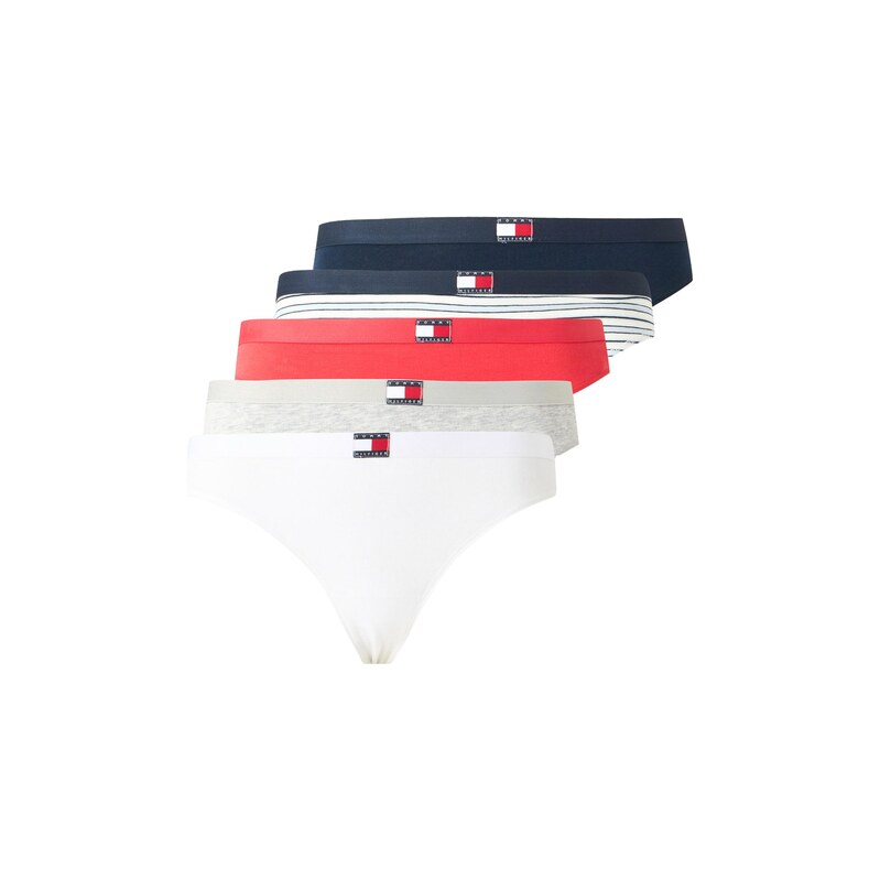 Tommy Hilfiger Underwear Tanga námořnická modř / šedý melír /