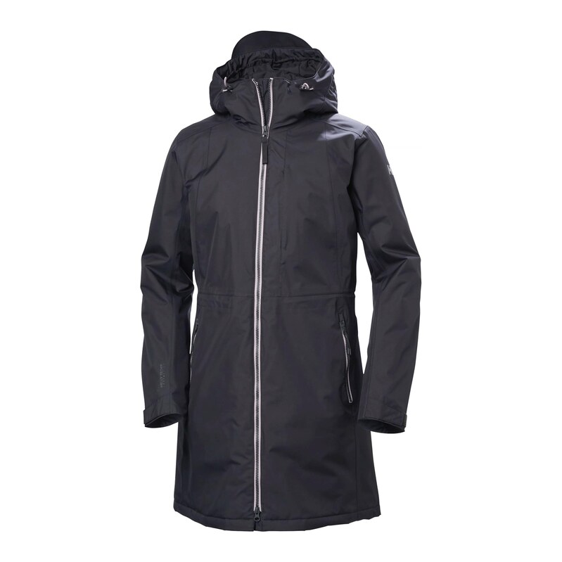 HELLY HANSEN Funkční bunda WESTPORT tmavě šedá / bílá