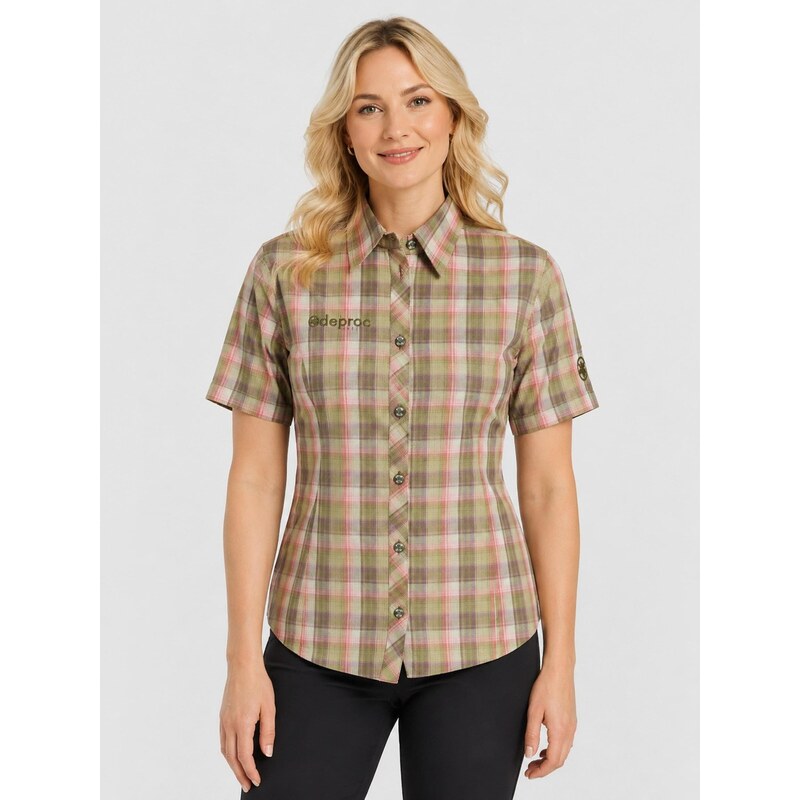 deproc Funkční halenka Outdoorbluse Copper Damen Kurzarmbluse