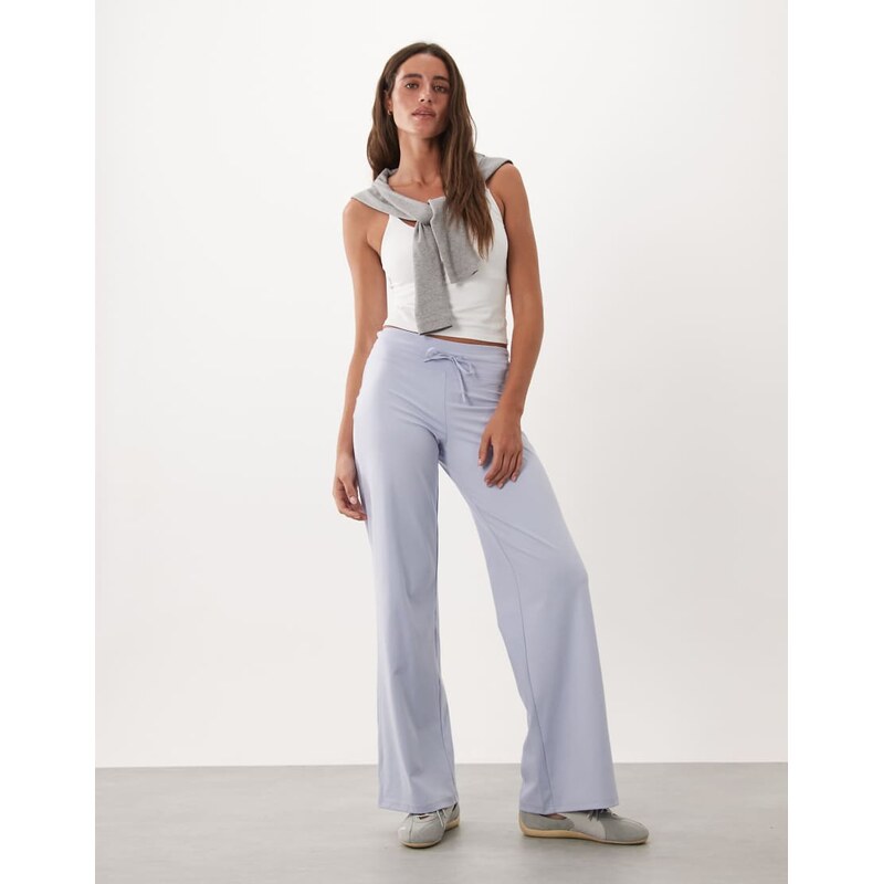 Cotton On active ultra soft tie front bootleg pant in violet