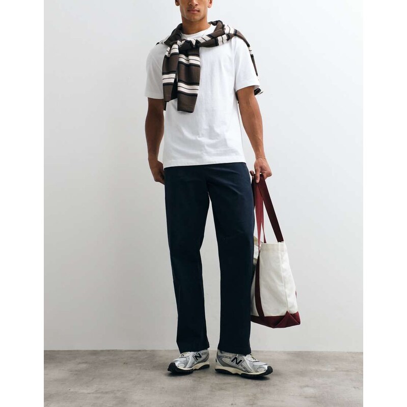 Cotton On baggy chino trouser in navy