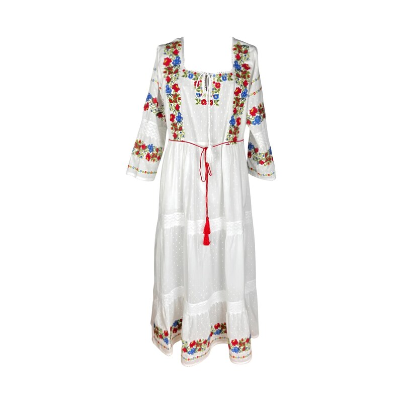 Rody’s forever Šaty Damenkleid S25 weiß/grün , marimea XL bílá