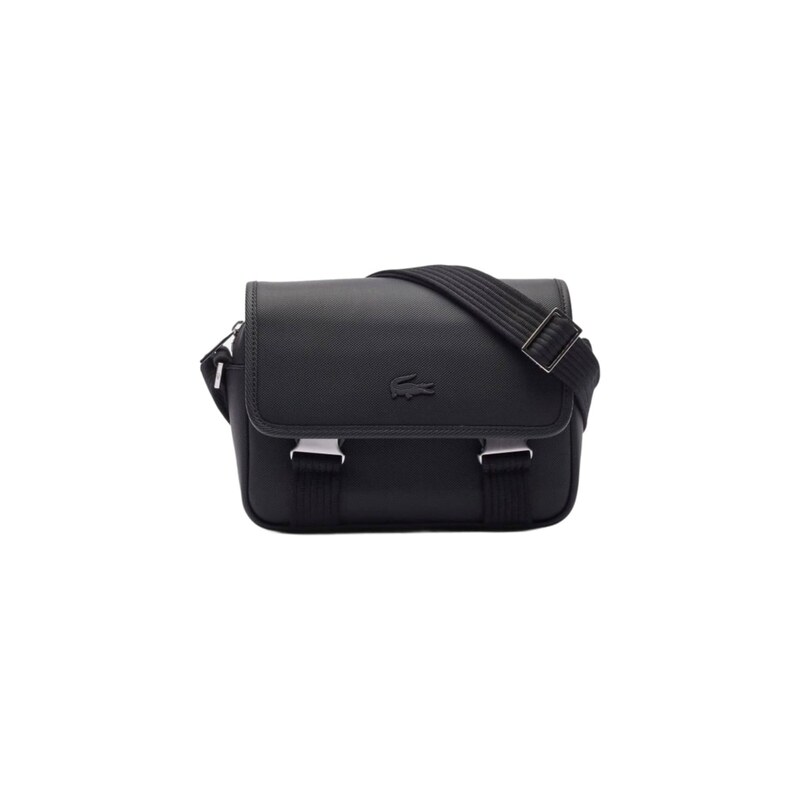 LACOSTE Aktovka Lacoste Sacoche MenS Classic Homme Noir černá