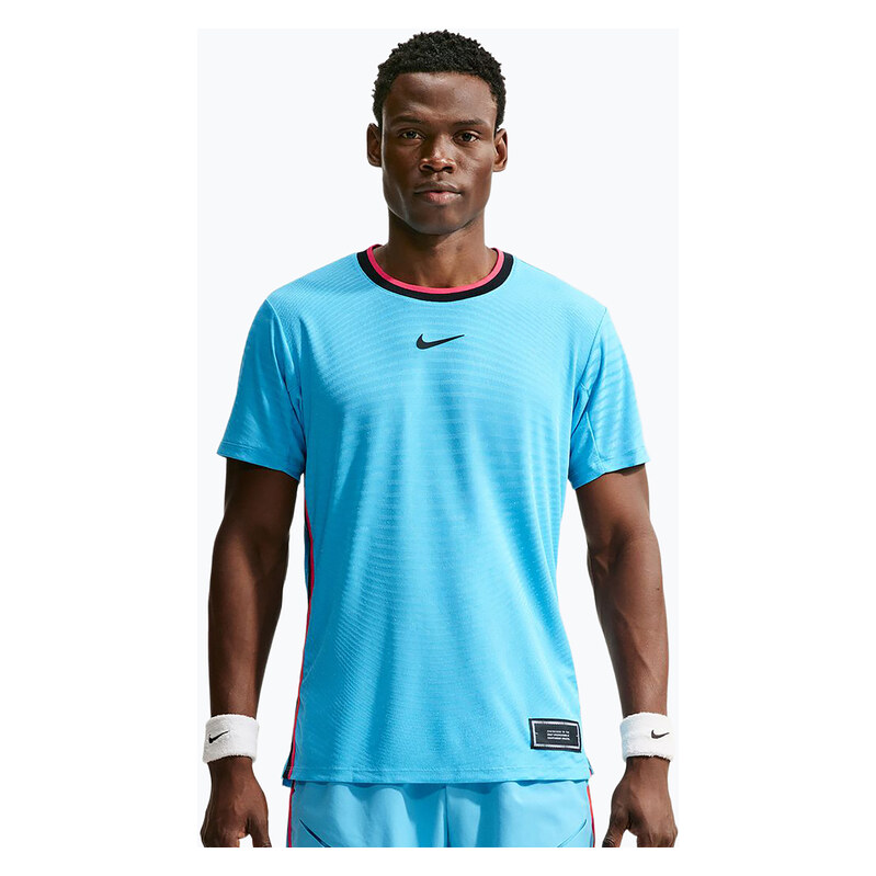 Polo tričko Nike Court Slam Aero-Fit Baltic Blue/Black