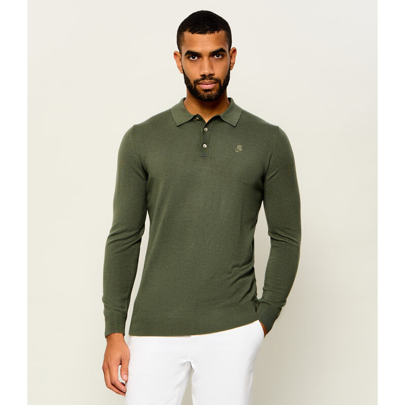 Karl Lagerfeld Vlněné polokošile | regular fit