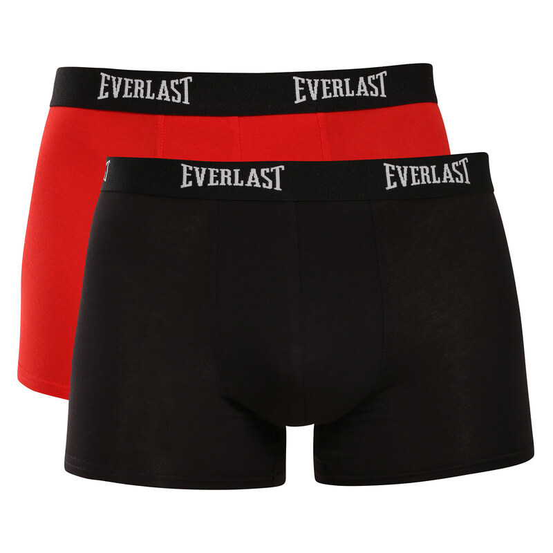 2PACK pánské boxerky Everlast vícebarevné (BM002-black/red)