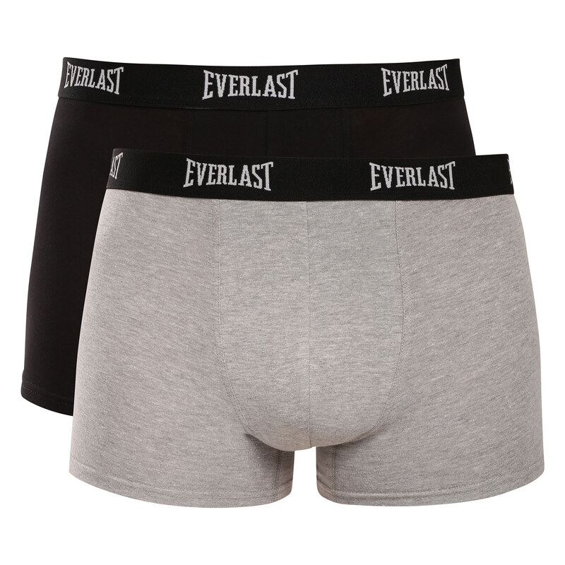 2PACK pánské boxerky Everlast vícebarevné (BM002-black/grey)