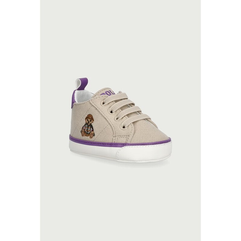Polo Ralph Lauren sneakers boty kojenecké QUILTON BEAR GORE HI