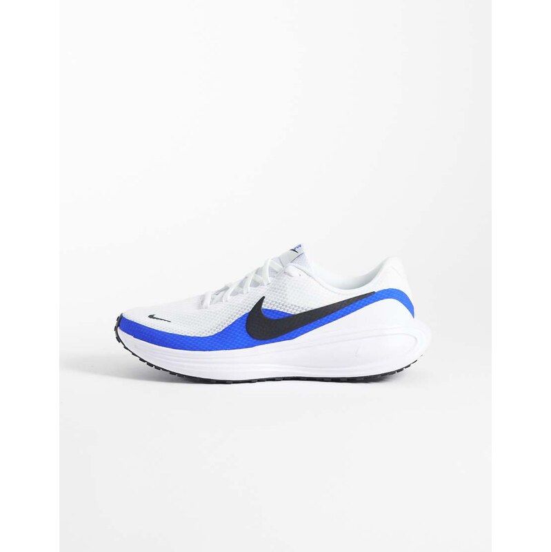 Nike Running Revolution 8 trainers in white & blue