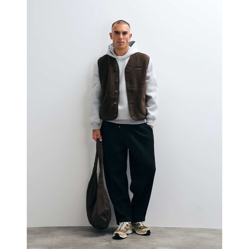 Napapijri gilet in brown-Black