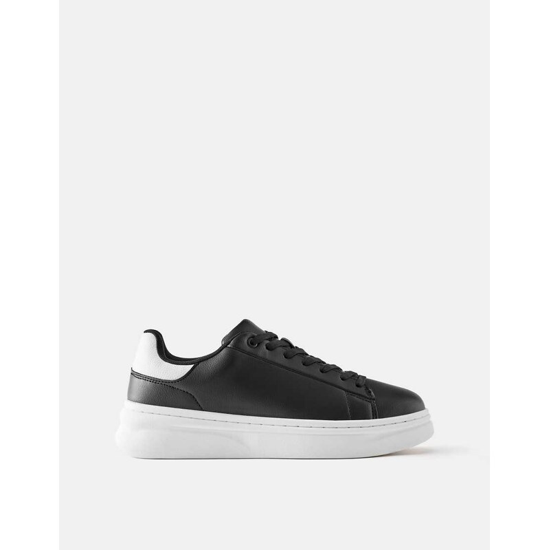 Pull&Bear Casual trainers with detail in contrast-Multi