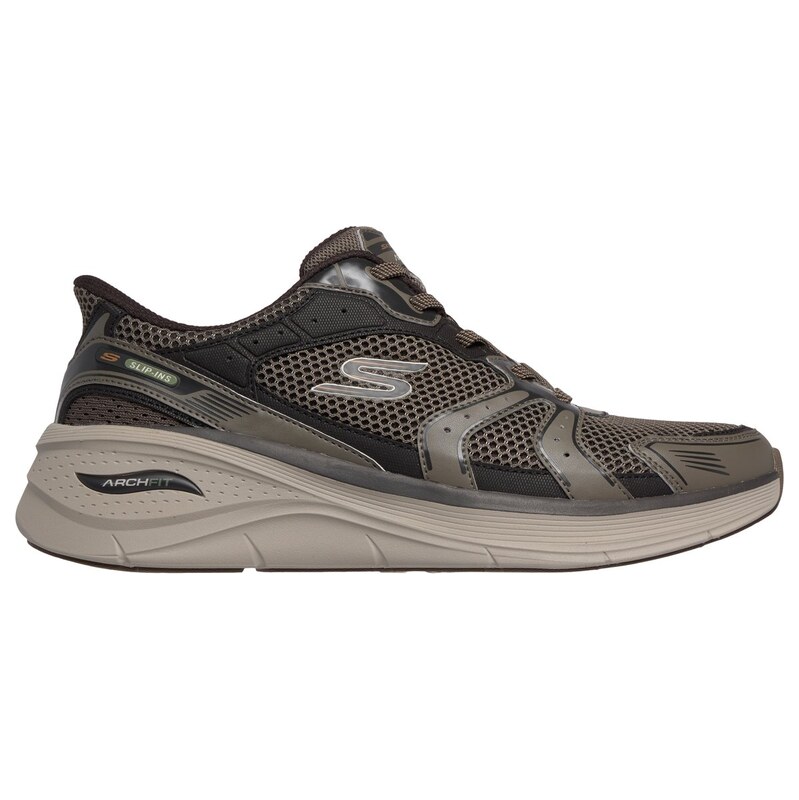 Skechers Muži Slip-ins: Arch Fit 3.0 - Kaliver Teniska v Khaki,