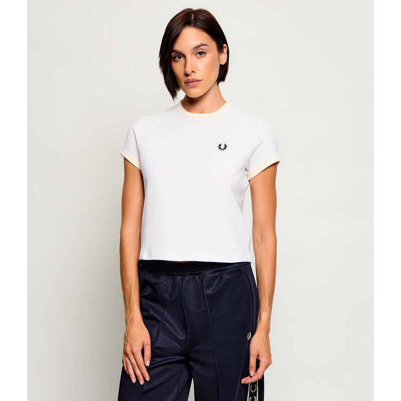 Fred Perry Tričko Laurel Wreath | Cropped Fit