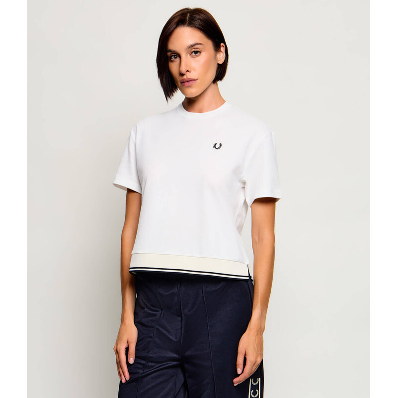 Fred Perry Tričko | Cropped Fit | pique