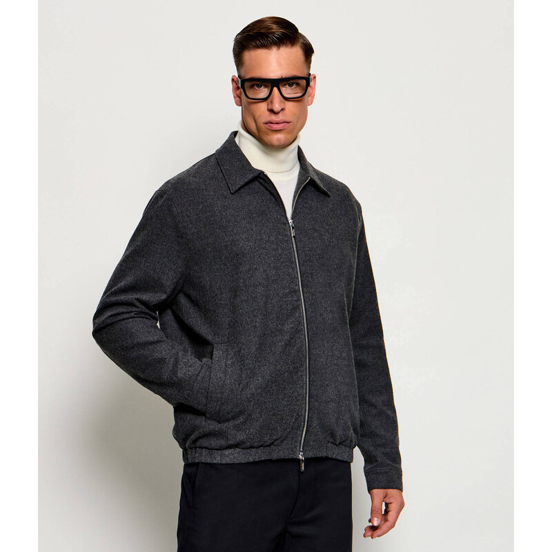 Karl Lagerfeld Bunda | regular fit | s příměsí vlny