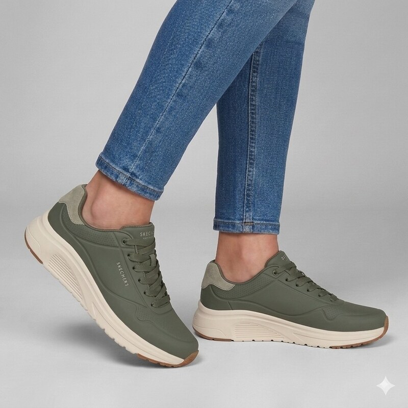 Skechers uno lite 2 OLIVE
