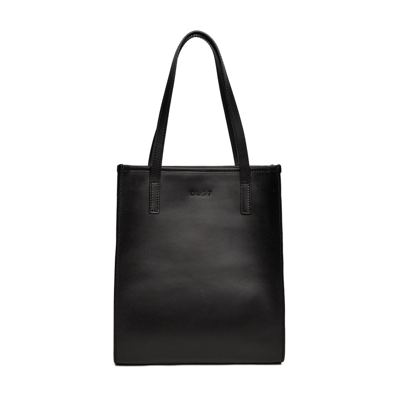 THE DUST COMPANY Nákupní taška Leather Tote Black The Hamptons