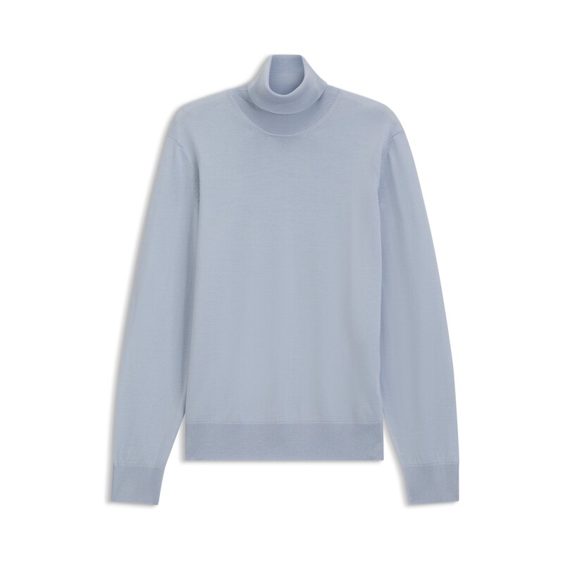 BOSS Rollneck sweater in extra-fine merino wool