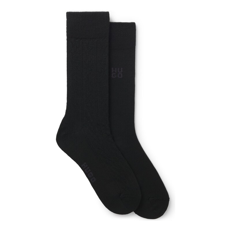 HUGO Two-pack of regular-length socks